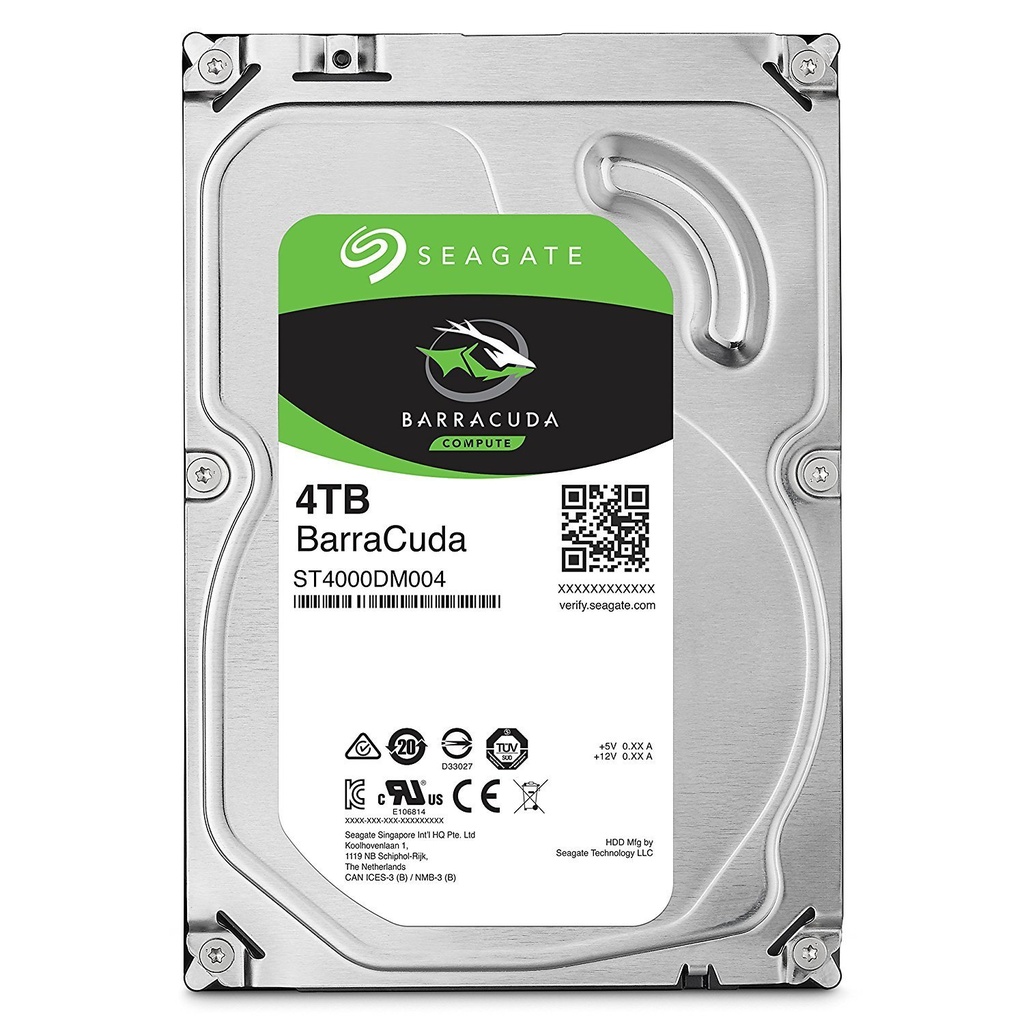[ST4000DM004] Seagate Barracuda 4TB 3.5¨ 5400RPM 256MB Sata 3 Harddisk