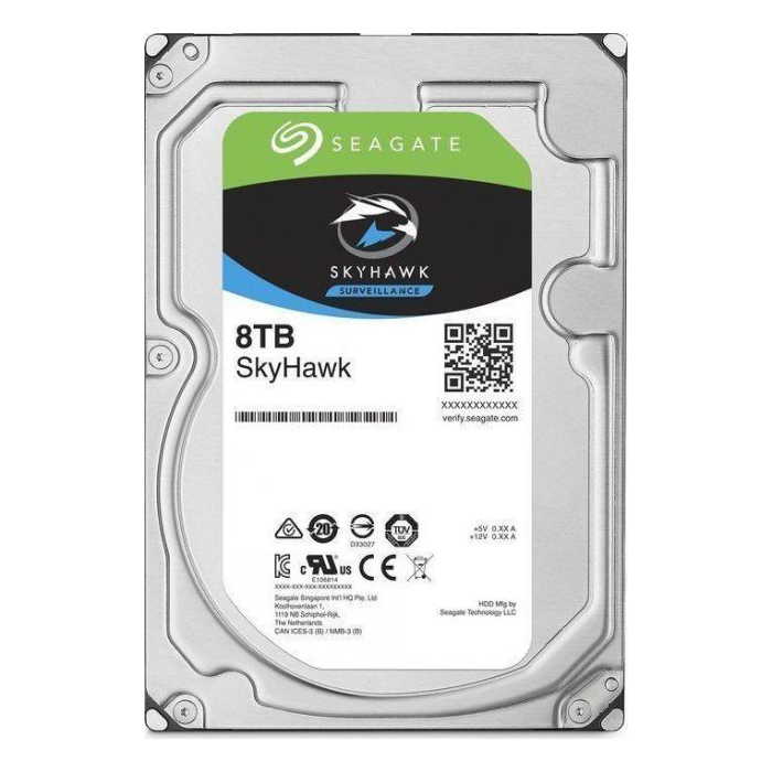 [ST8000VX004] Seagate SkyHawk Sata 3.0 7200 RPM 3.5" 8 TB Harddisk