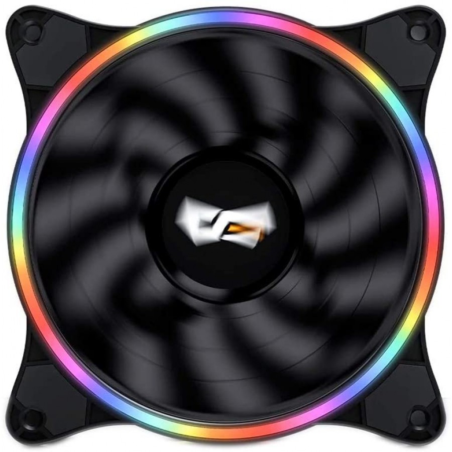 [D1] DarkFlash Aigo D1 Rainbow RGB 12cm Case Fan