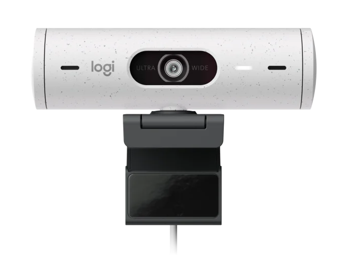 [960-001428 V-U0064] Logitech Brio 500 Full HD 1080P Microphone White Webcam