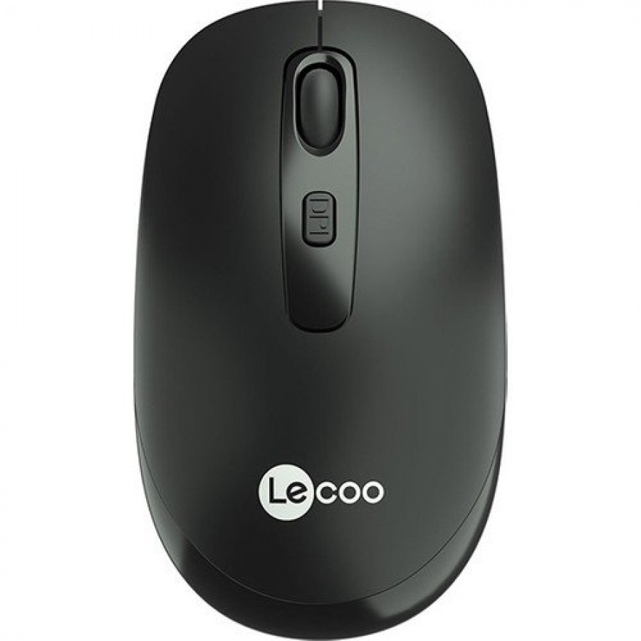 [WS205] Lenovo Lecoo WS205 Black Wireless Optical Mouse