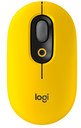 Logitech Yellow Wireless Mouse with Pop Emoji Buttons