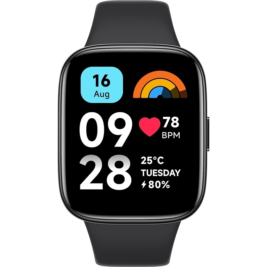 Xiaomi Redmi Watch 3 Active Akıllı Saat, Siyah