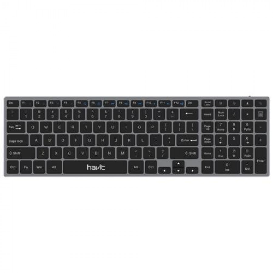 Havit KB263BT Space Gray Bluetooth Keyboard