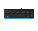 A4 Tech FK10 USB Multimedia Blue Wired Keyboard