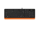 A4 Tech FK10 TR Q USB Orange Multimedia Wired Keyboard