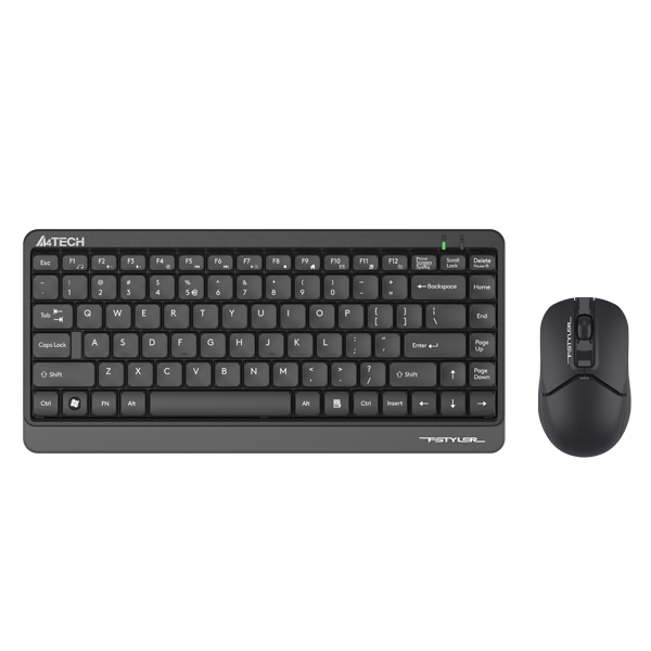 A4 Tech FG1112 Wireless Black Mini Keyboard Mouse Set