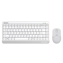 A4 Tech FG1112 Wireless White Mini Keyboard Mouse Set