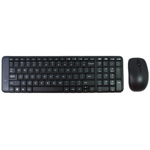 Logitech MK220 920-003163 Wireless Black Keyboard Mouse Set