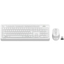 A4 Tech FG1010 Wireless White Keyboard Mouse Set