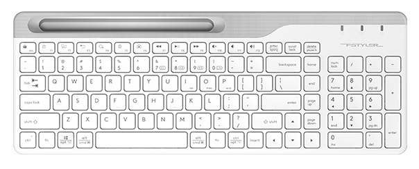 A4 Tech FBK25 White Bluetooth and Wireless Keyboard