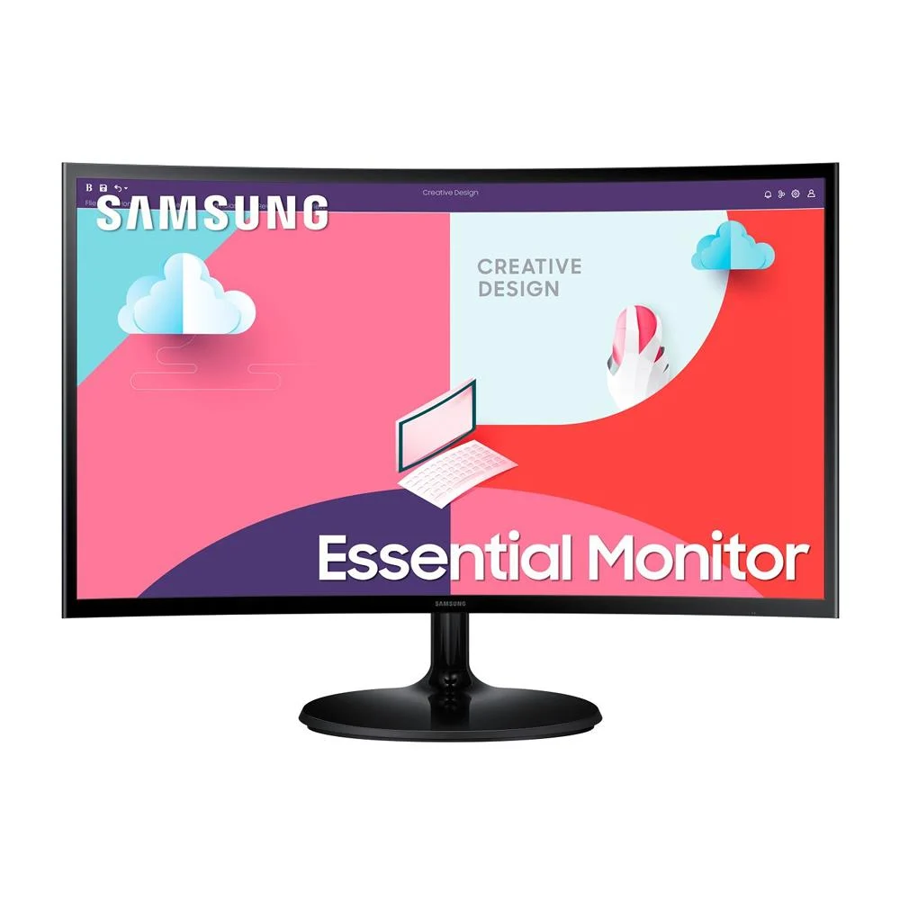 Samsung Essential 24" 4 ms Full HD FreeSync Curved Monitor