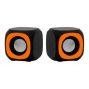 Frisby FS-2110U 2+0 6W USB Black Speaker