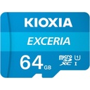Kioxia Exceria LMEX2L064GG2 Class 10 UHS-I U3 64 GB Micro SD Card
