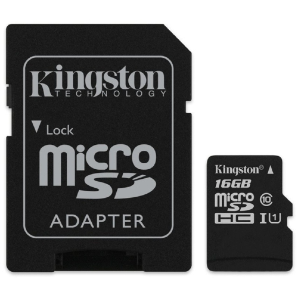 Kingston Canvas Select Class 10 UHS-I U1 V10 16 GB Micro SD Card