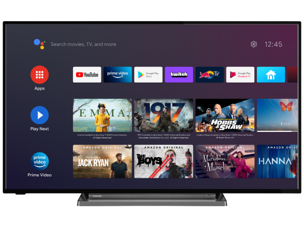 Toshiba 4K Ultra HD 43" 109 Ekran Uydu Alıcılı Android Smart LED TV