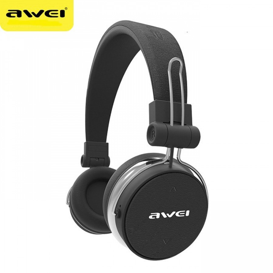 Awei A700BL Bluetooth On-Ear Headphones, Black