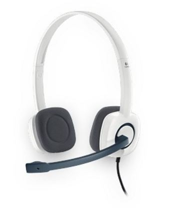 Logitech H150 Stereo Headset, White