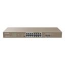 IP-Com G1118P-16-250W 16GE Poe Port 250W 2XSFP Switch