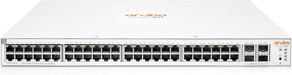 HP Aruba Instant On 1930-48G JL686A 48 Port 10/100/1000 Mbps Managed Gigabit PoE Switch