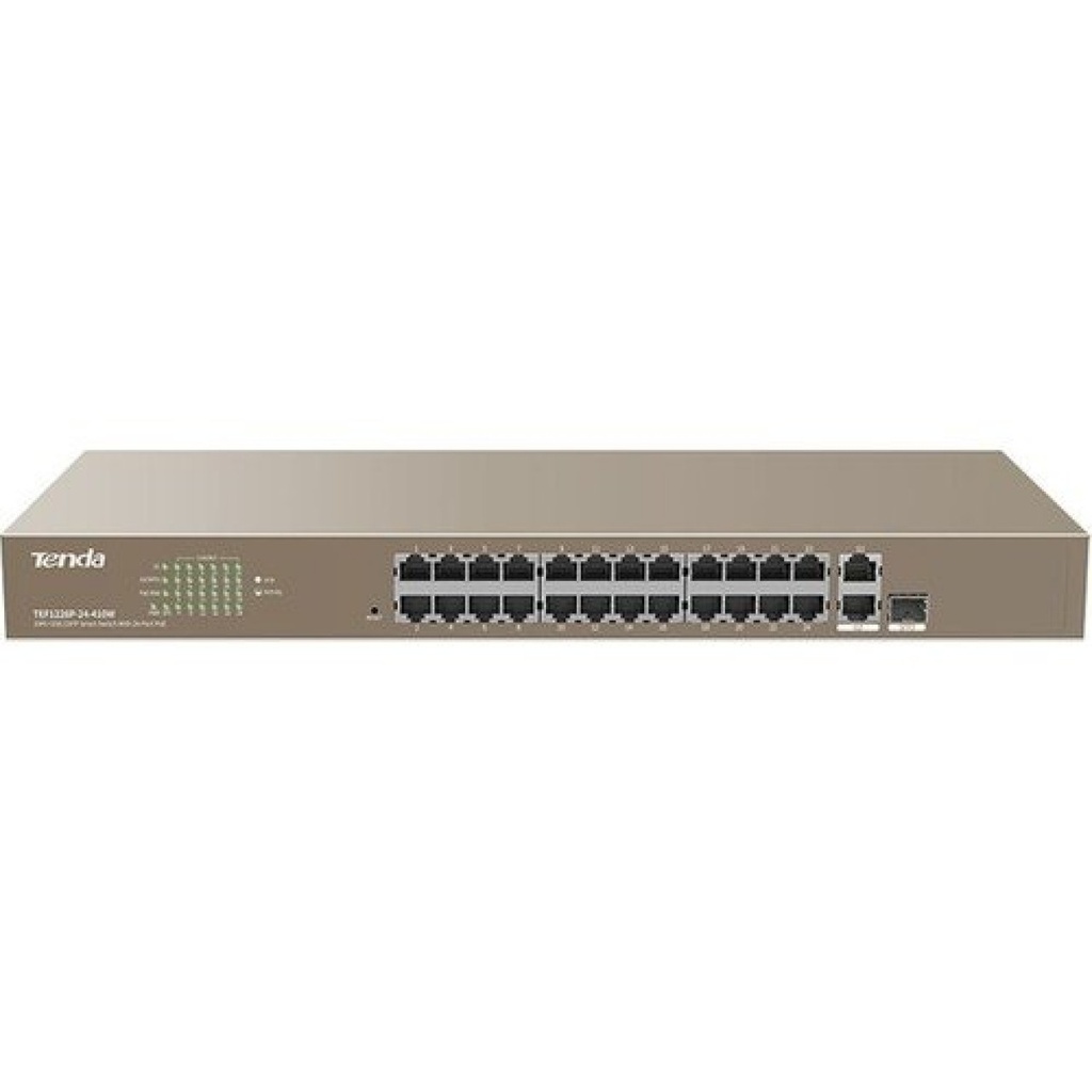 Tenda TEF1126P-24-250W 24 Port 10/100 Mbps PoE Unmanaged Switch