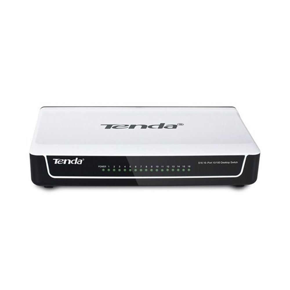 Tenda S16 16 Bağlantı Noktalı 10/100 Hızlı Ethernet Switch