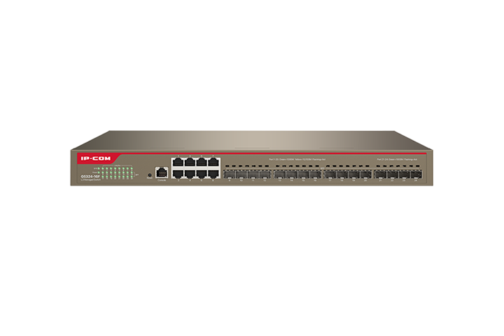 IP-Com G5324-16F Claud Managed, L3 8x GE Base-T Ethernet Port, 16 x 1000 Base-X SFP Slot Switch