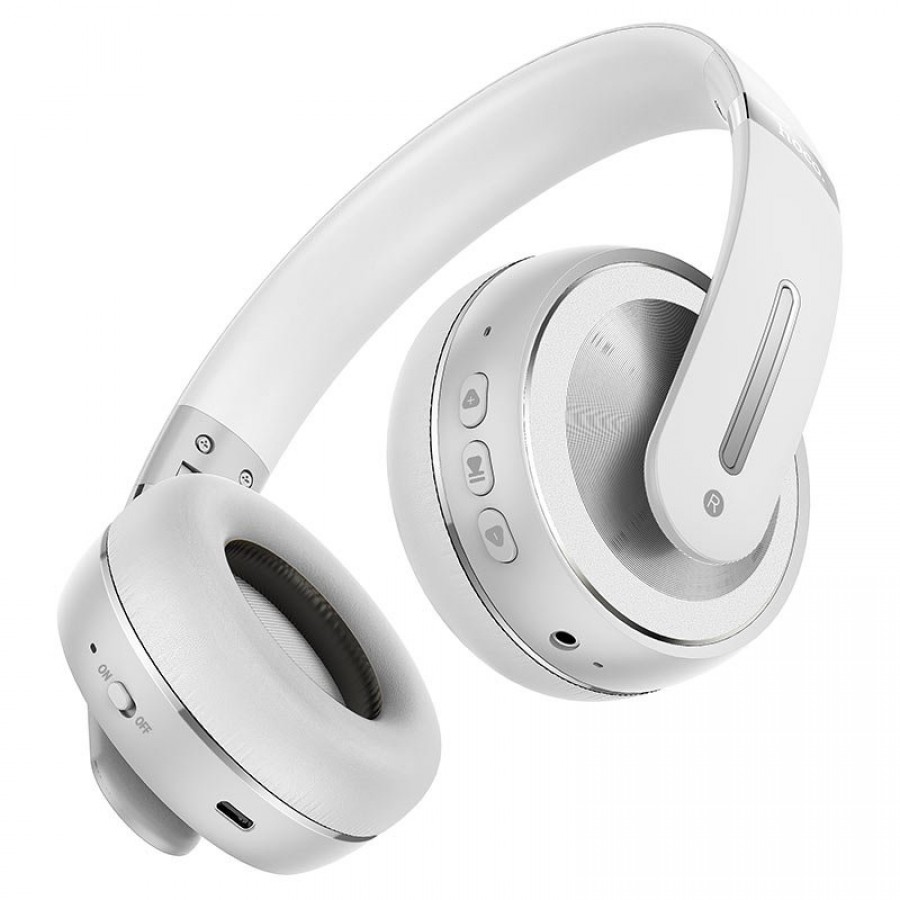 Hoco W34 Katlanabilir Bluetooth Kulak İçi Kulaklık, Gri