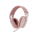 Logitech Zone Vibe 100 Bluetooth Çağrı Merkezi Kulaklığı, Pembe
