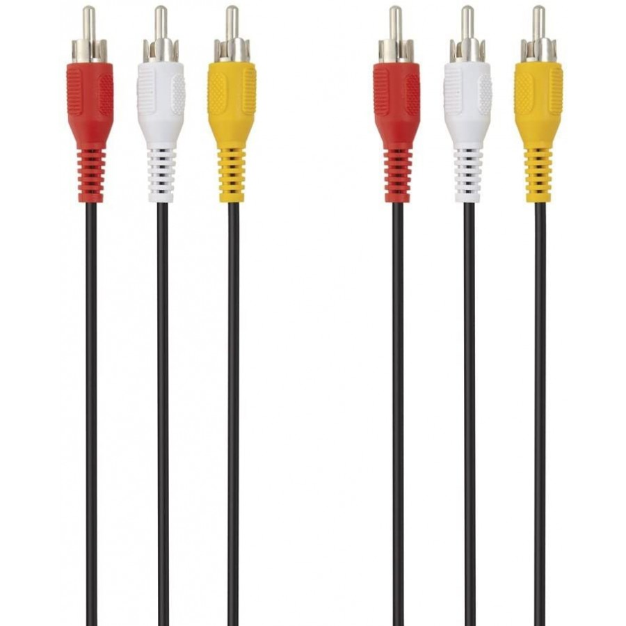 Belkin BLK-F3Y080bf2M 2m Nickel RCA Cable
