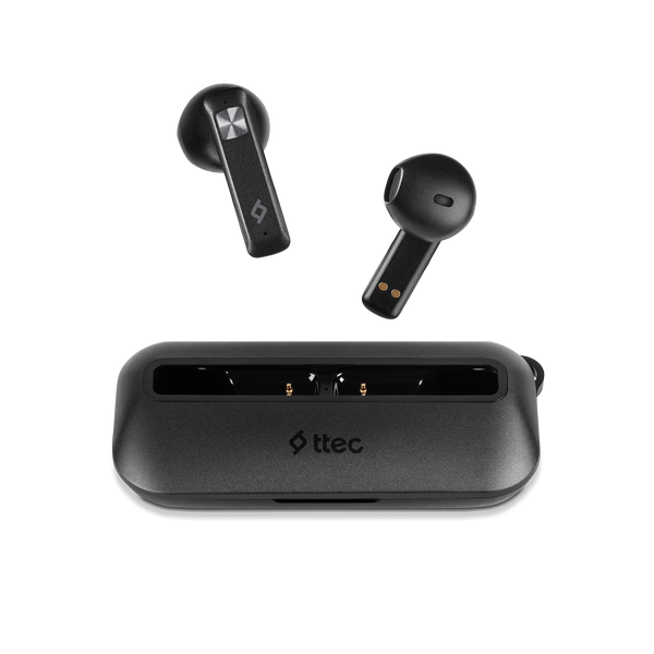Ttec AirBeat UltraSlim TWS In-Ear Bluetooth Headphone, Black