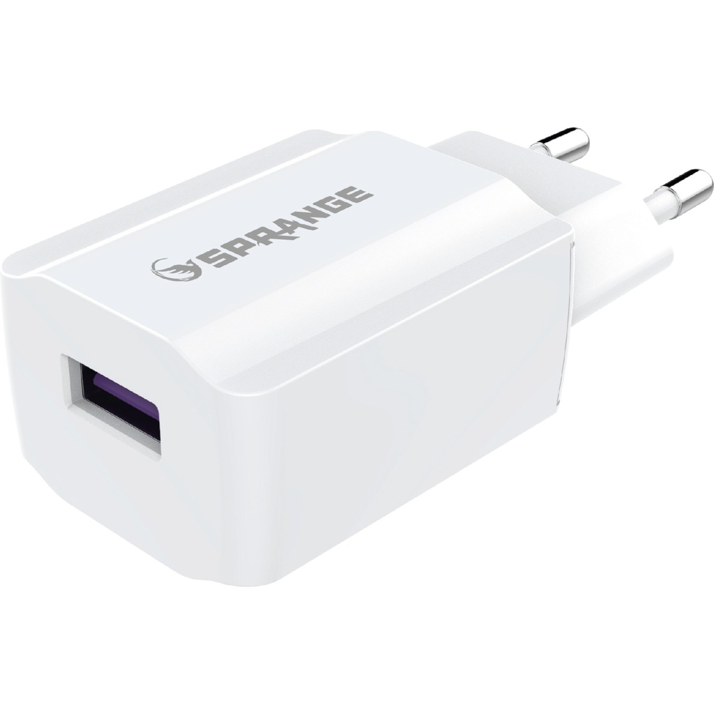 Sprange Q-21 2.1A Charging Adapter, White