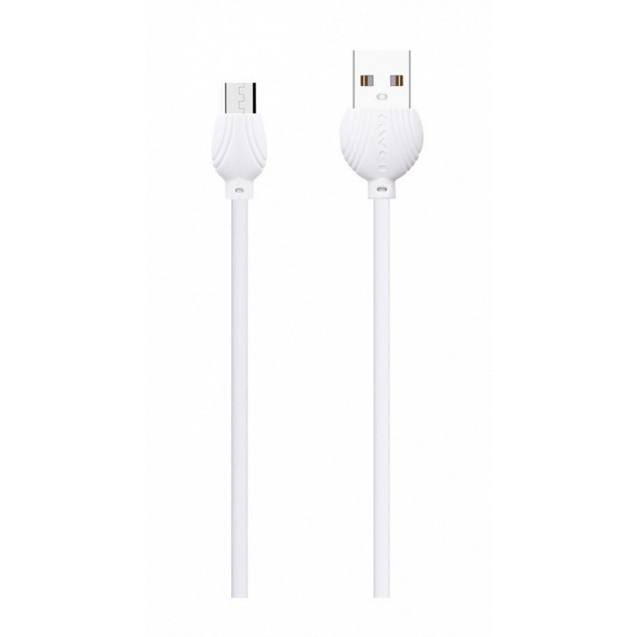Awei CL-61 Micro USB 1m Şarj Kablosu, Beyaz
