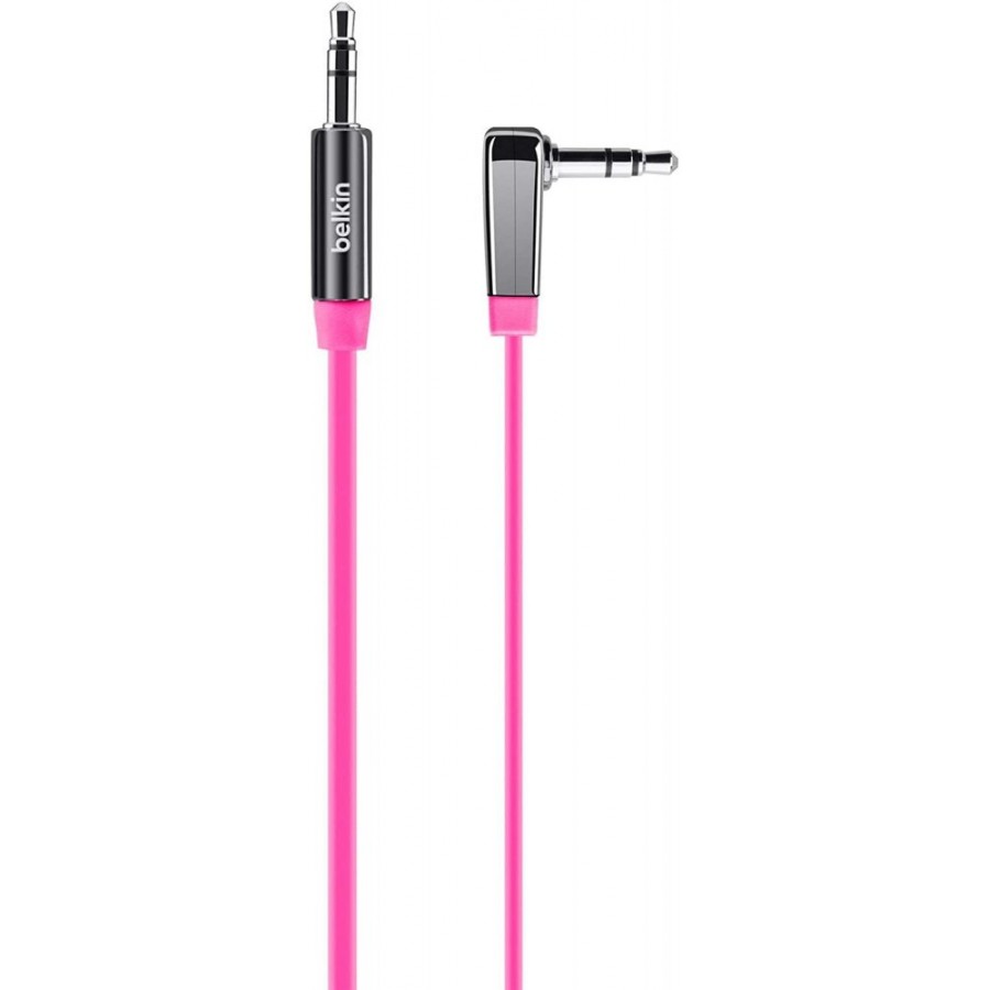 Belkin AV10128CW03-PNK 3.5mm 0.9m Aux Cable, Pink