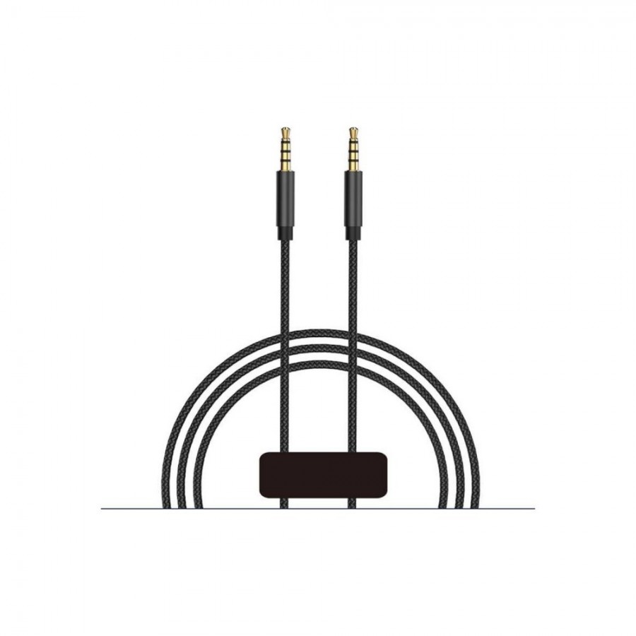 Wiwu YP-01 3.5mm 1m Aux Cable, Black