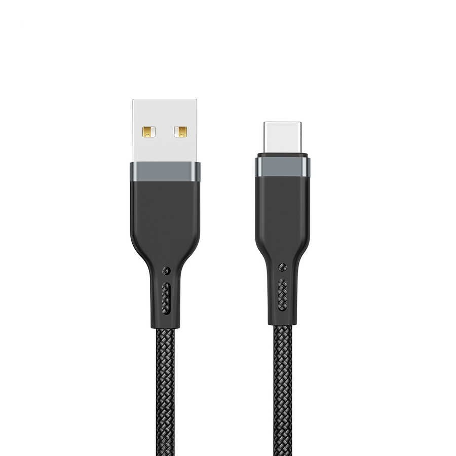 Wiwu PT02 Platinum Series Type-C 1.2m Charging Cable, Black