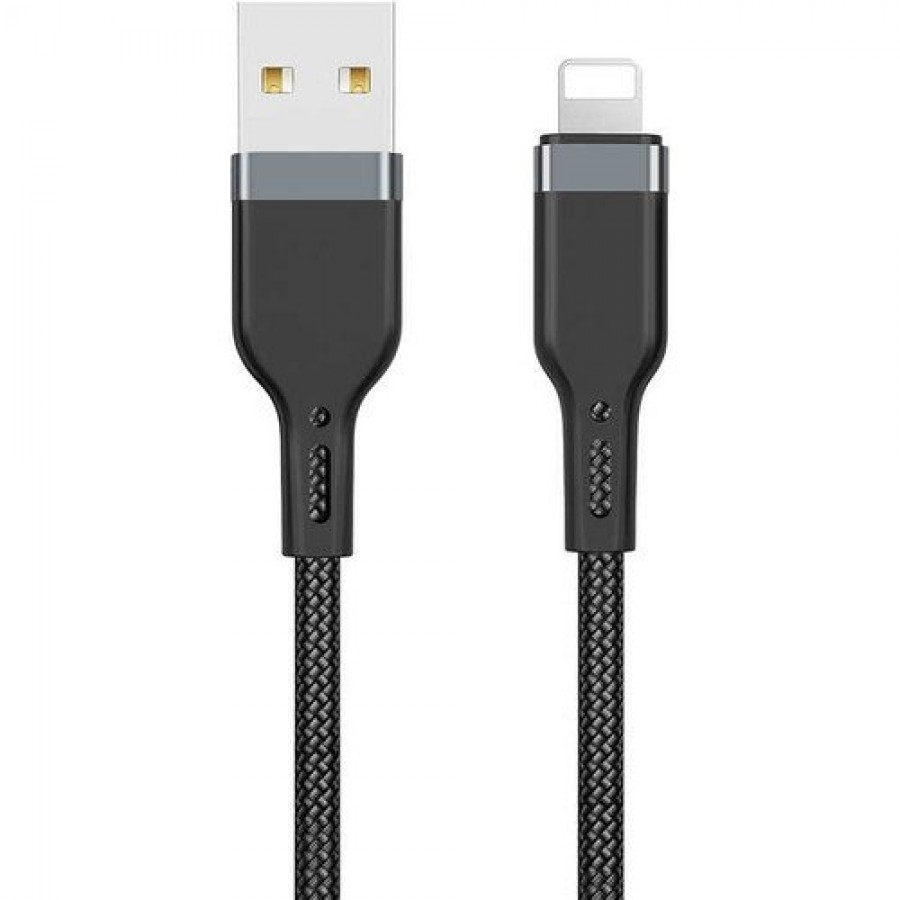 Wiwu PT01 Platinum Series 1.2m Lightning Charging Cable, Black