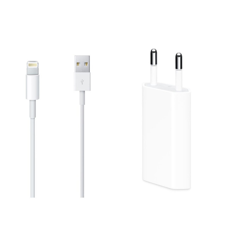 Apple Usb Power Adapter and Charging Cable, White
