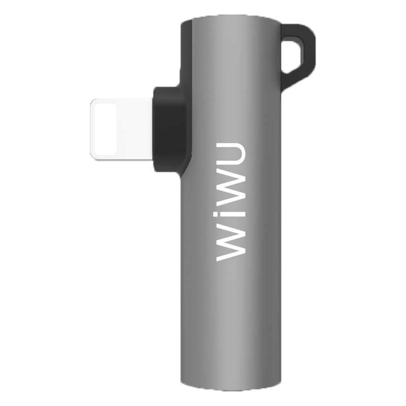 Wiwu ST03 Lightning Audio Adapter, Gray