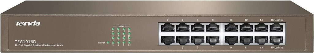Tenda TEF1016D 16 Port 10/100 Mbps Masaüstü Switch