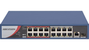 Hikvision DS-3E0318P-E/M 16 Portlu Poe 130w 10/100 Fast Ethernet Switch