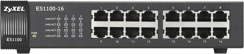 Zyxel ES1100-16 16 Port 10/100 Mbps Masaüstü Switch