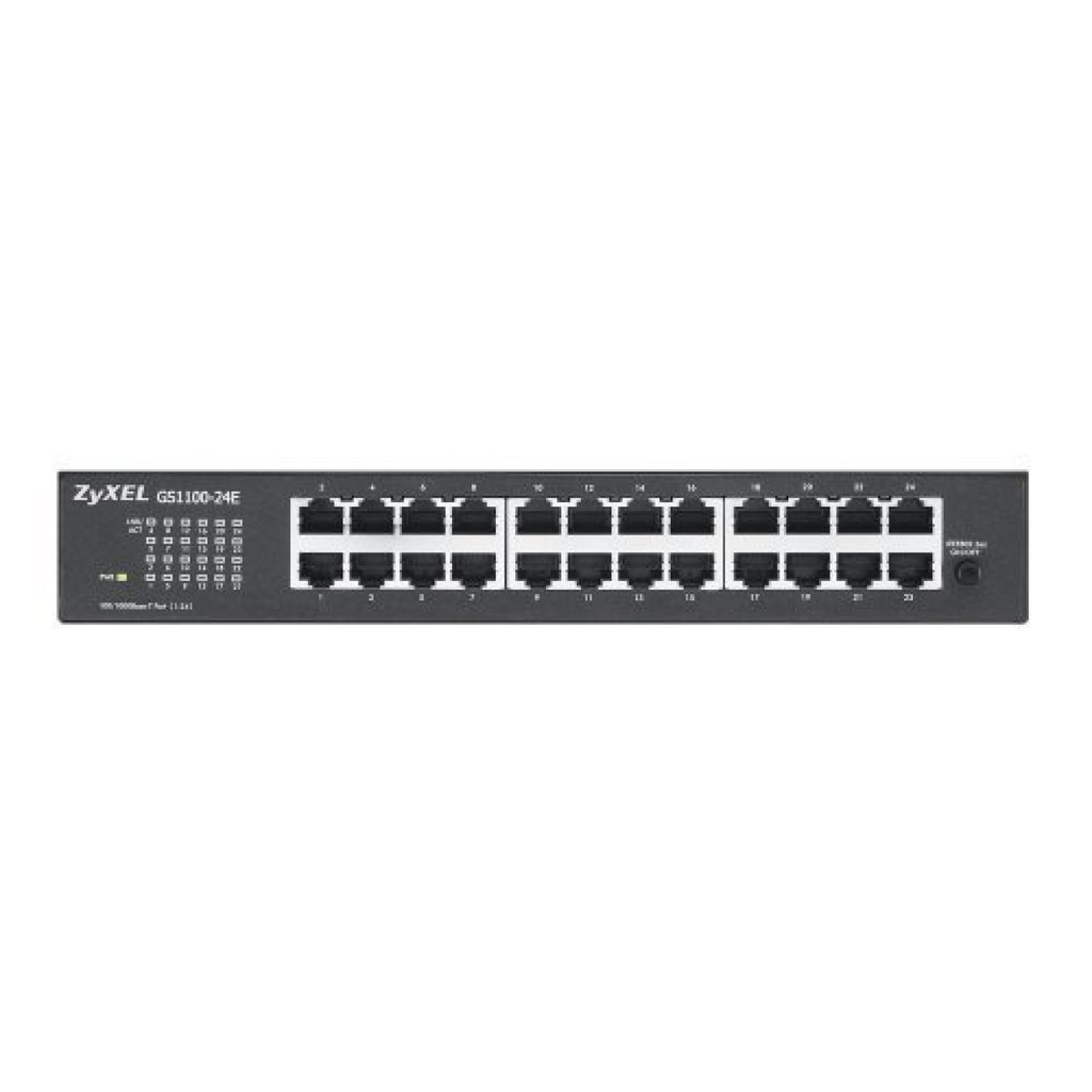 Zyxel GS1100-24E 24 Port 10/100/1000 Gigabit Desktop Switch