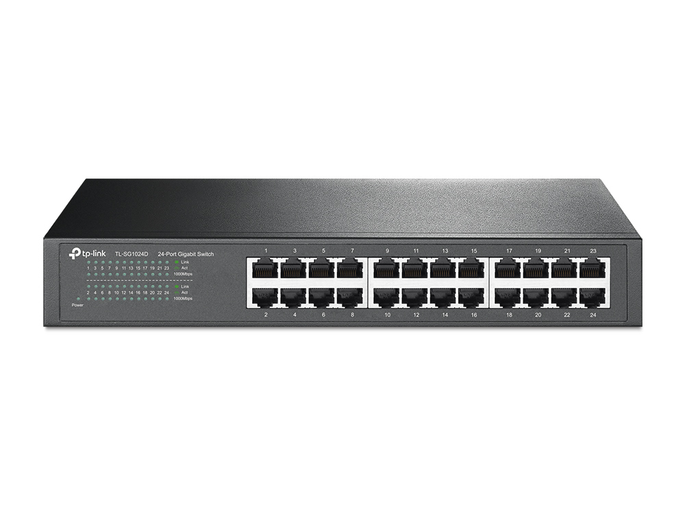 TP-Link TL-SG1024D 24-Port Gigabit Masaüstü/Rackmount Switch
