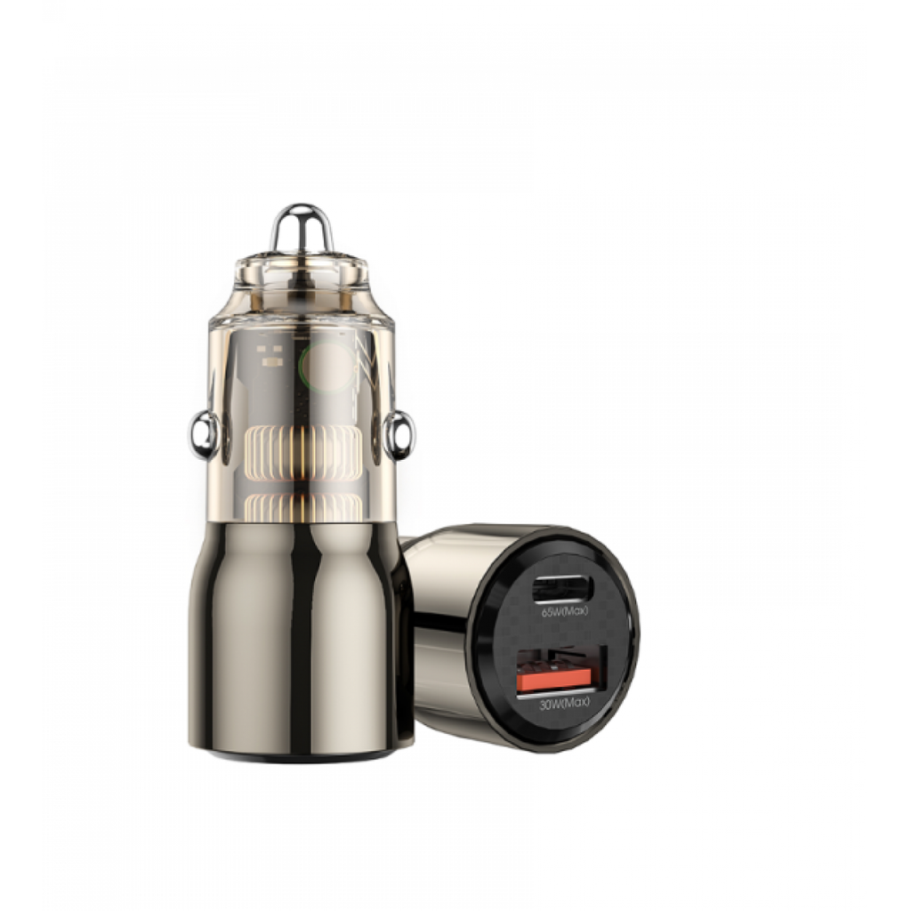 Wiwu Wi-QC012 95 W Type-C +Usb-A Hızlı Araç Şarj Aleti