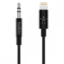 Belkin Lightning - 3,5mm Aux Kablosu, Siyah