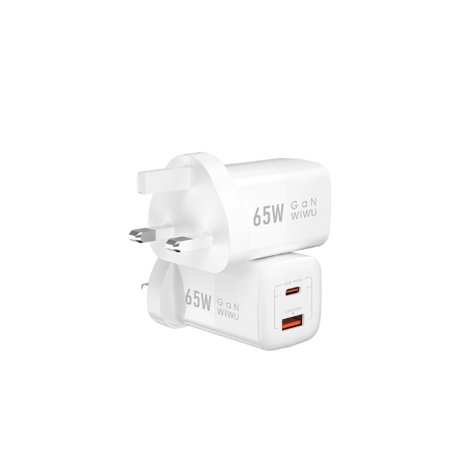Wiwu Nano Series 65W PD+QC Fast Charging Adapter
