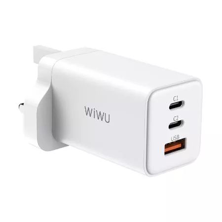 Wiwu Gan Fast Travel 65W PD+QC3.0 Charger