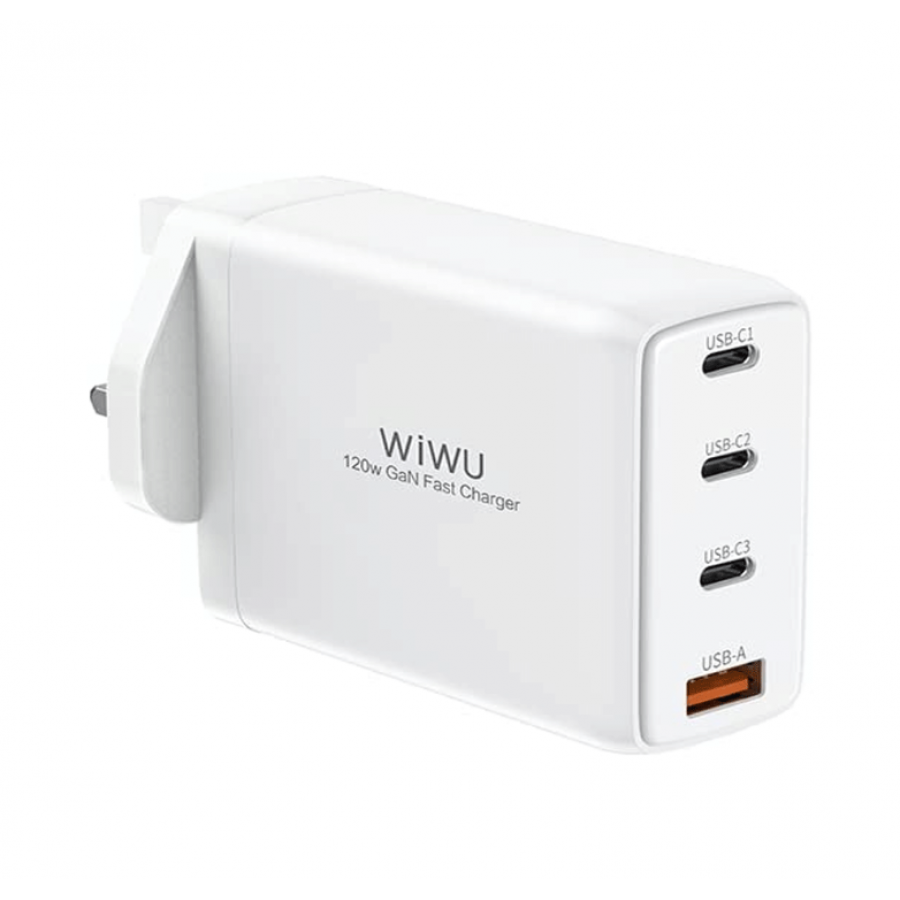 Wiwu TR257-AUK Mini Gan Tech 120W Power Adapter