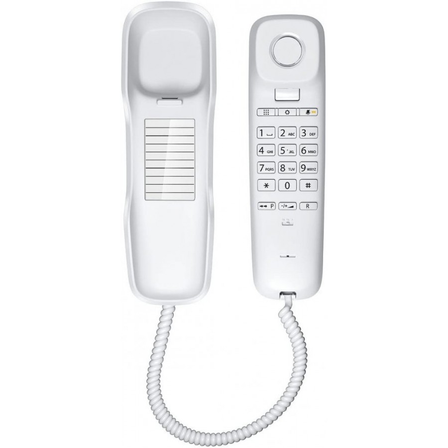 Gigaset DA210 Desktop Corded Phone, White
